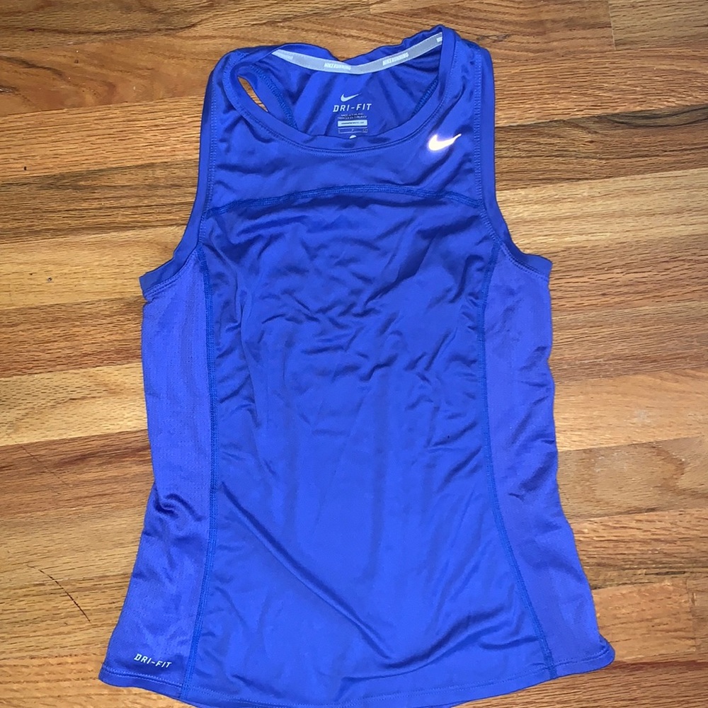 Nike dry fit race back tank